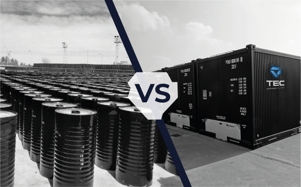 Bitumen Drums vs. Bitutainers™: Advantages of Using Bitutainers™ for Efficient Bitumen Transport