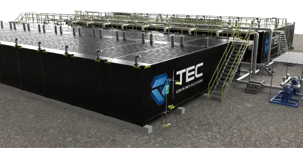 TEC Storage Facility close up