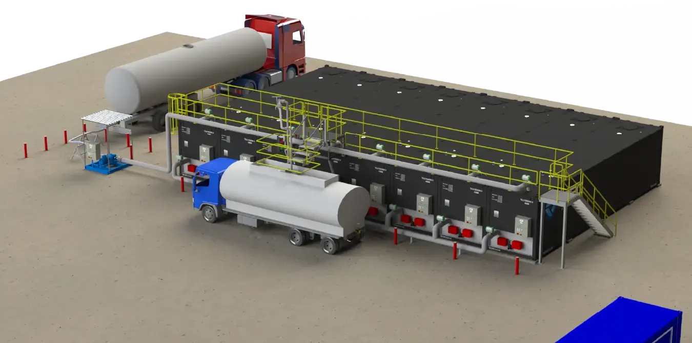 Medium scale Bitutainer Storage Facility